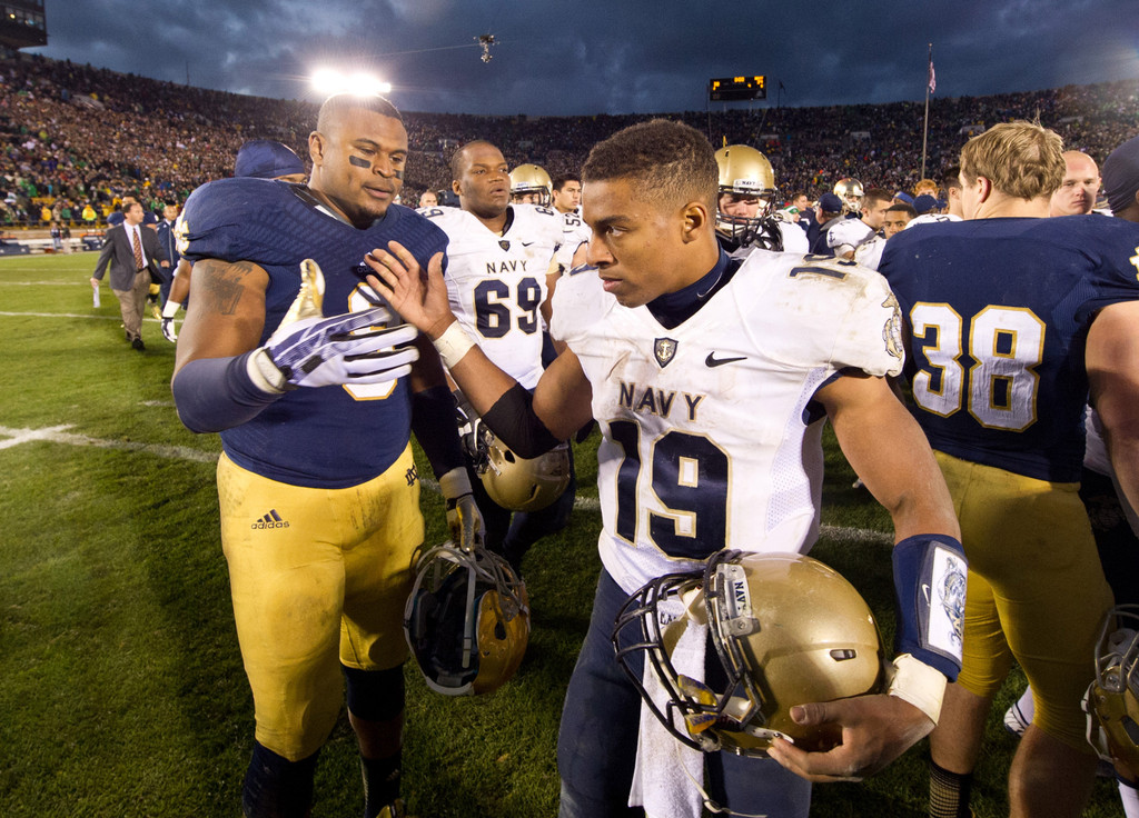 Notre Dame vs. Navy (USATSI)