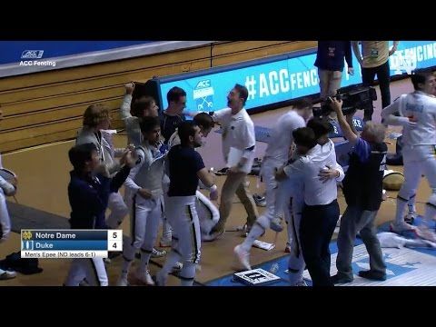 Notre Dame Men's Fencing Highlights - ACC Team Championship