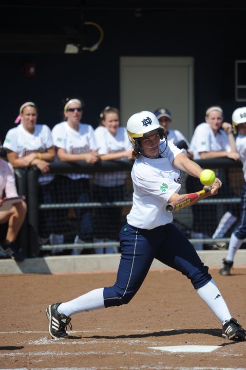Dani Miller homered Wednesday in a sweep over Georgetown.