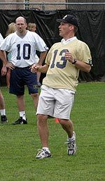 Letter to all Notre Dame Football Fantasy Camp Lettermen Pat Eilers.