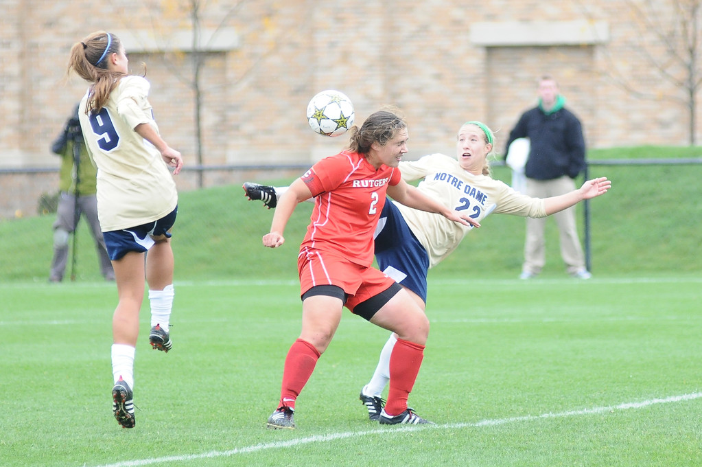 Notre Dame Women's Soccer vs Rutgers on 10-07-2012