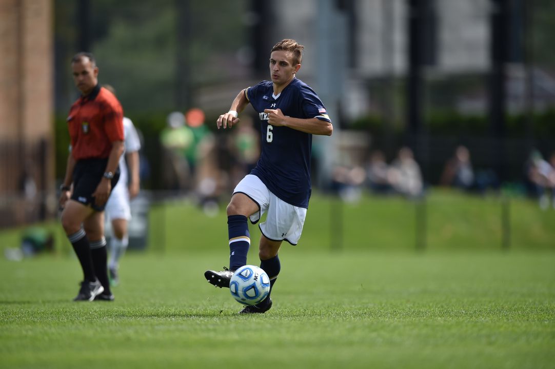 Max Lachowecki put Notre Dame up 1-0 in the 37th minute of last season's 1-1 draw with Northwestern.