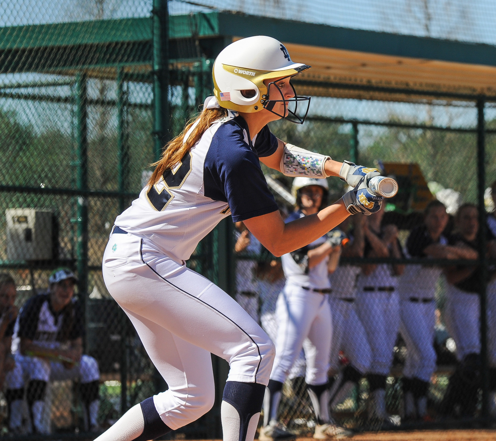 Big Fifth Inning In Nightcap Powers #21 Irish Sweep Of Maryland Senior captain Chloe Saganowich picked up the game-winning RBI in game two against Maryland on Sunday