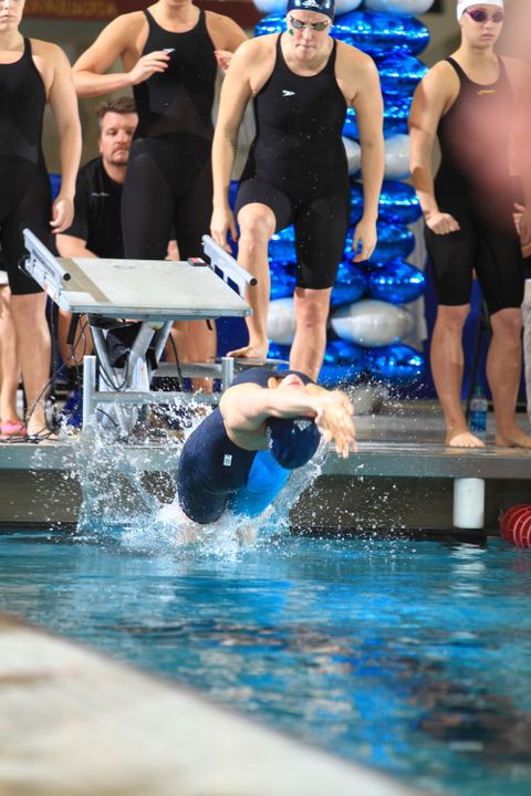 Sophomore Catherine Mulquin made the finals in the 50-meter backstroke at the Phillips 66 National Championships last week.