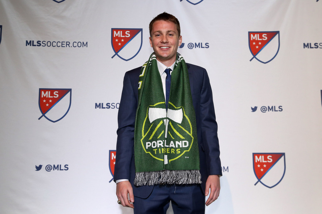 Nick Besler at the MLS SuperDraft