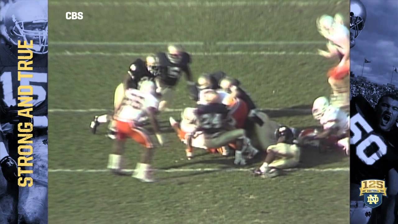 1988 Miami - Fake Punt Stop - 125 Years of Notre Dame Football - Moment #042