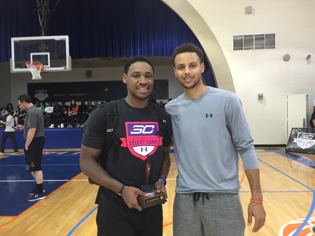Demetrius Jackson at Steph Curry's Elite Camp