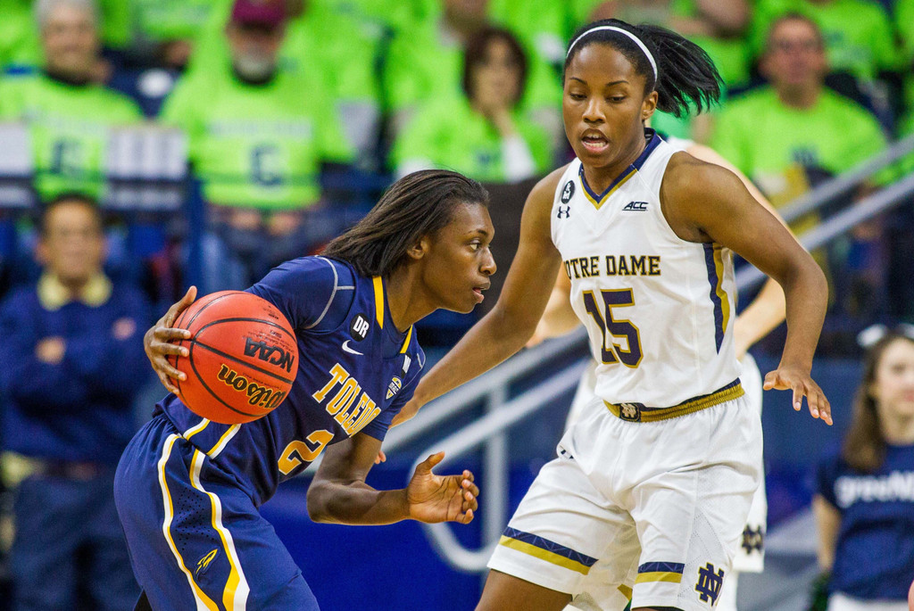 No. 3 Notre Dame 74, Toledo 39
