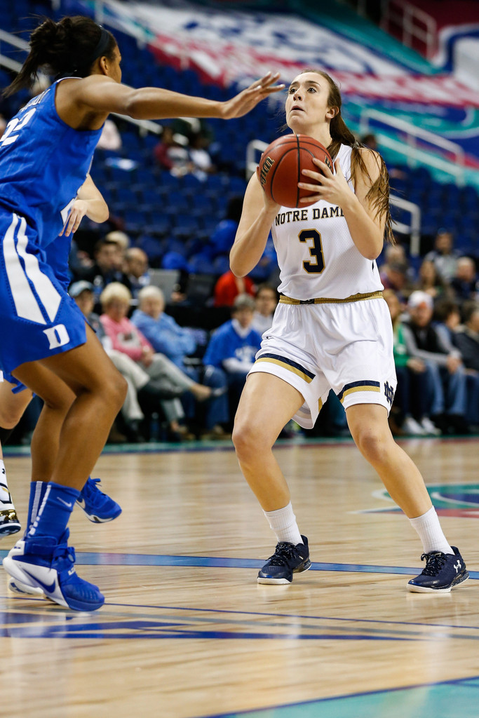 No. 2 Notre Dame, 83 vs. Duke, 54