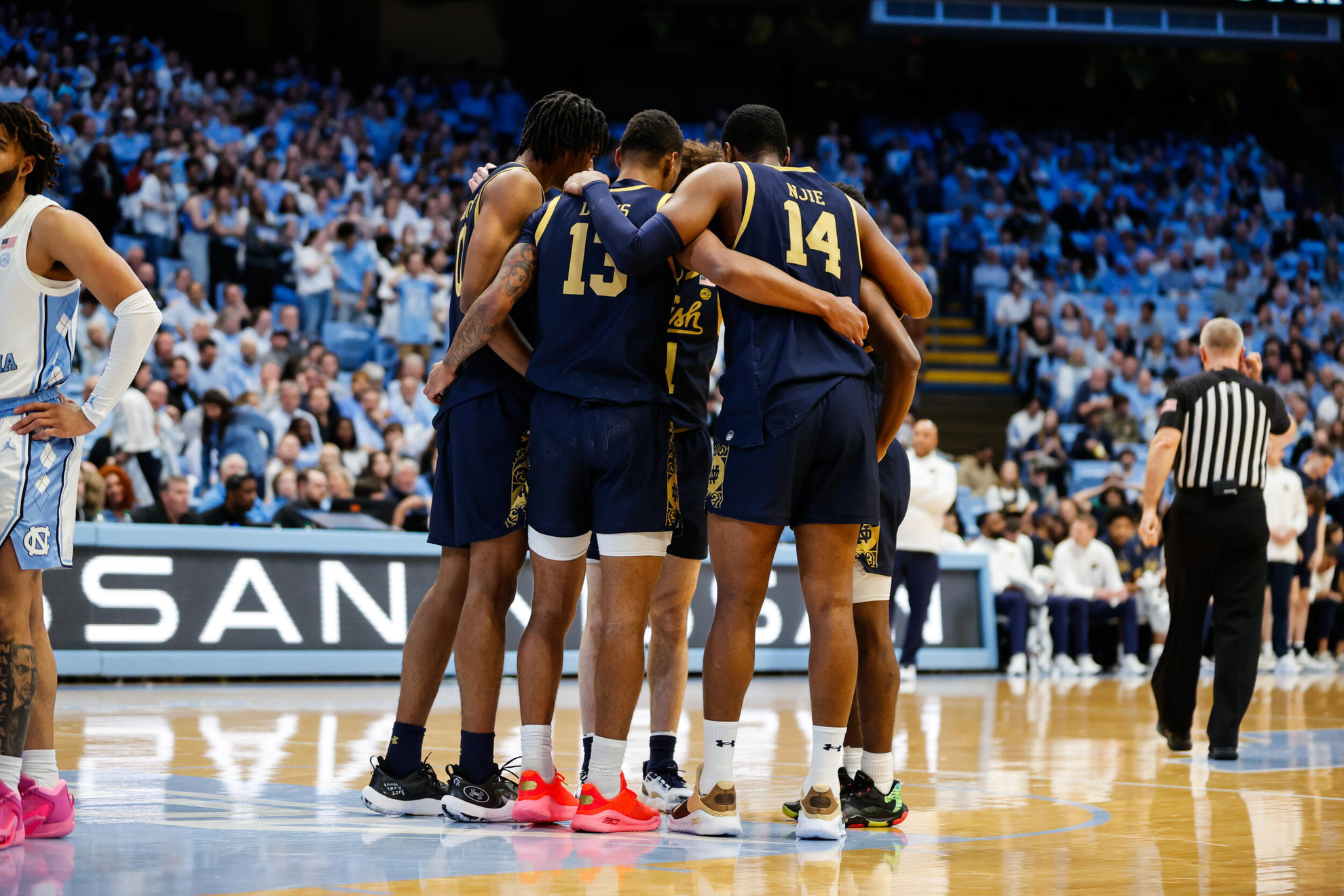 Irish Fall at #7/7 North Carolina, 84-51 Irish Fall at #7/7 North Carolina, 84-51