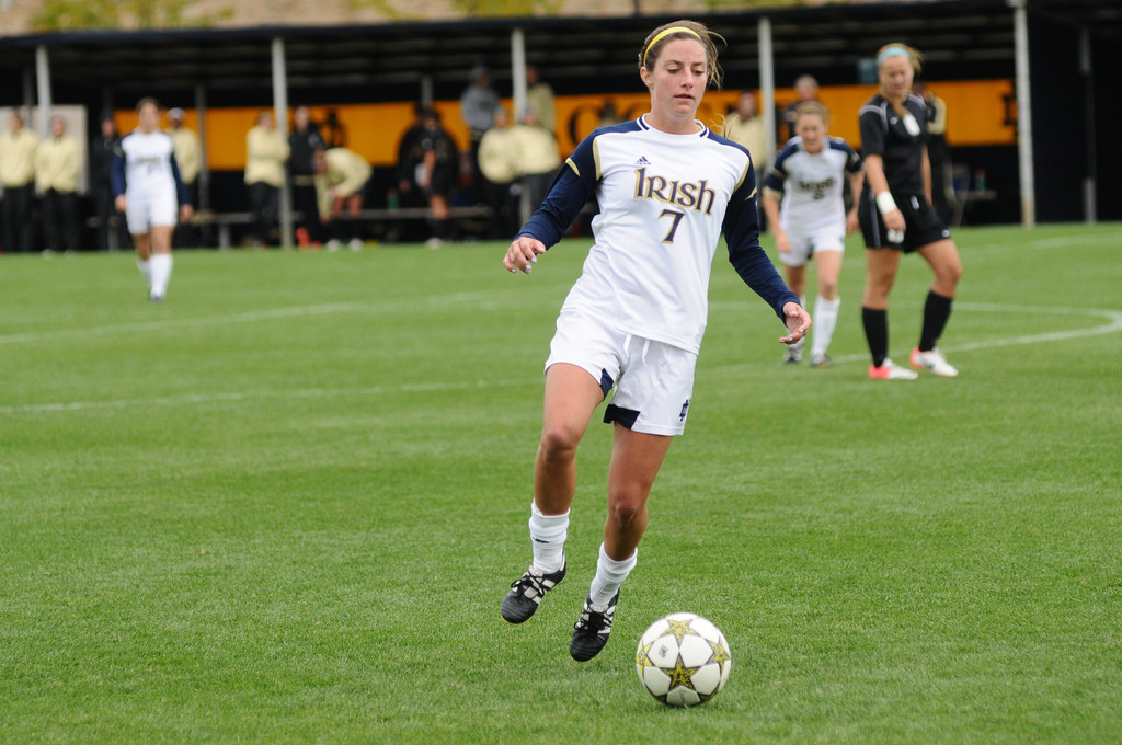 Notre Dame Women's Soccer vs Oakland on 09-23-2012