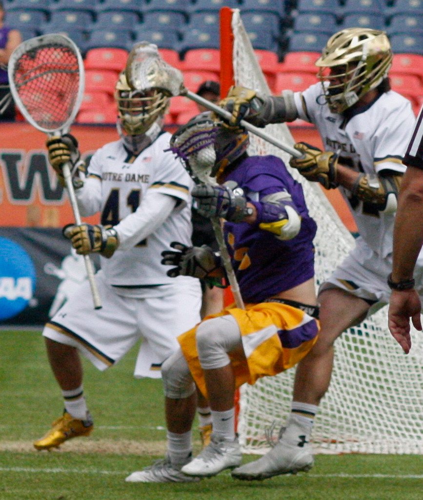 Notre Dame NCAA lacrosse vs. Albany (photos by Pete LaFleur)