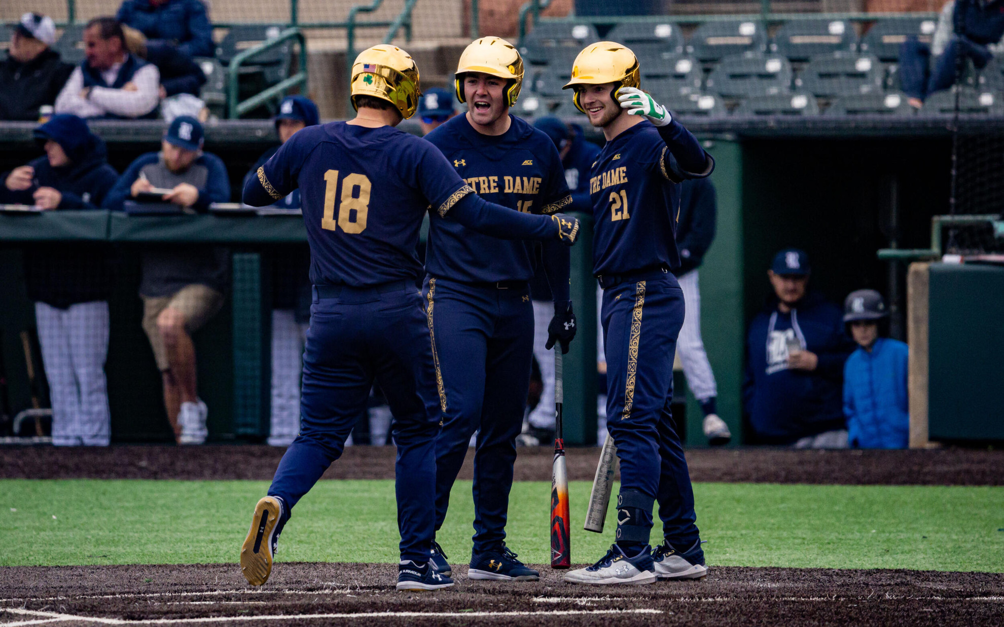 Notre Dame Powers Past Rice to Clinch Opening Series, 9-5 2024 University of Notre Dame NCAA Baseball
