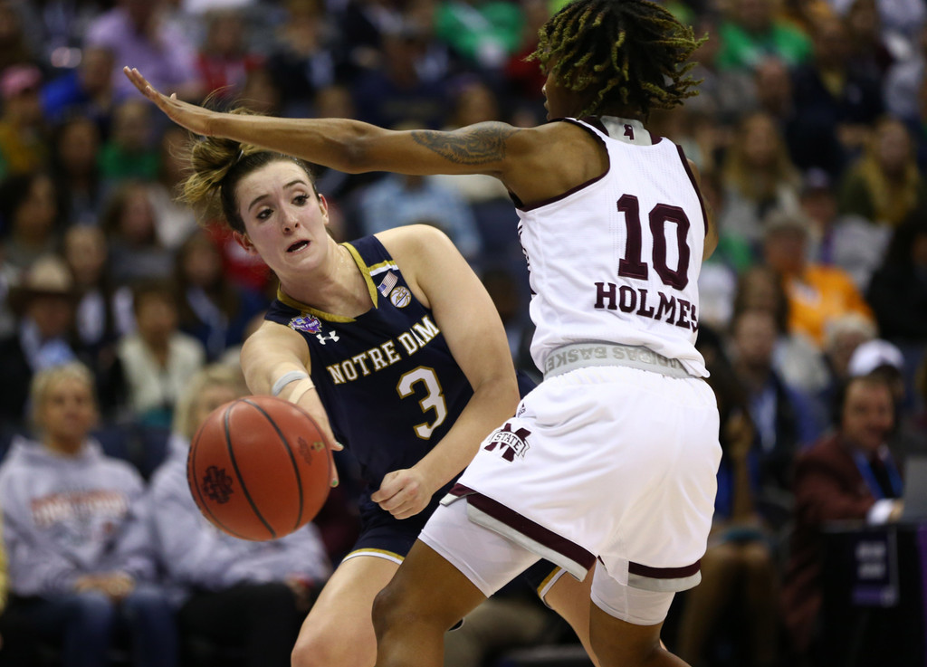 NCAA National Championship: ND WBB 61, Mississippi State 58 (USATSI)