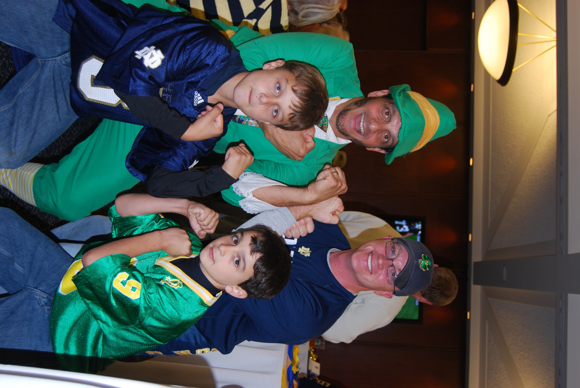 Monogram Club Musings: Stanford Edition Leprechauns past and future at a Monogram Club pre-game reception
