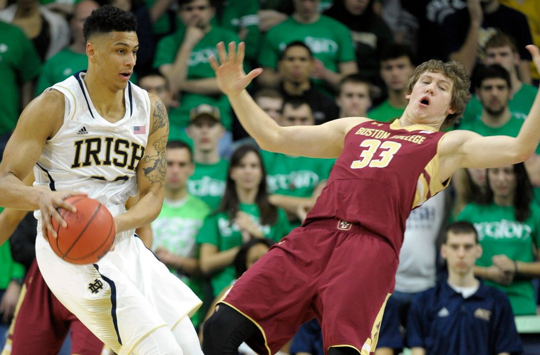 Zach Auguste notched 10 points and eight rebounds in the Irish victory.