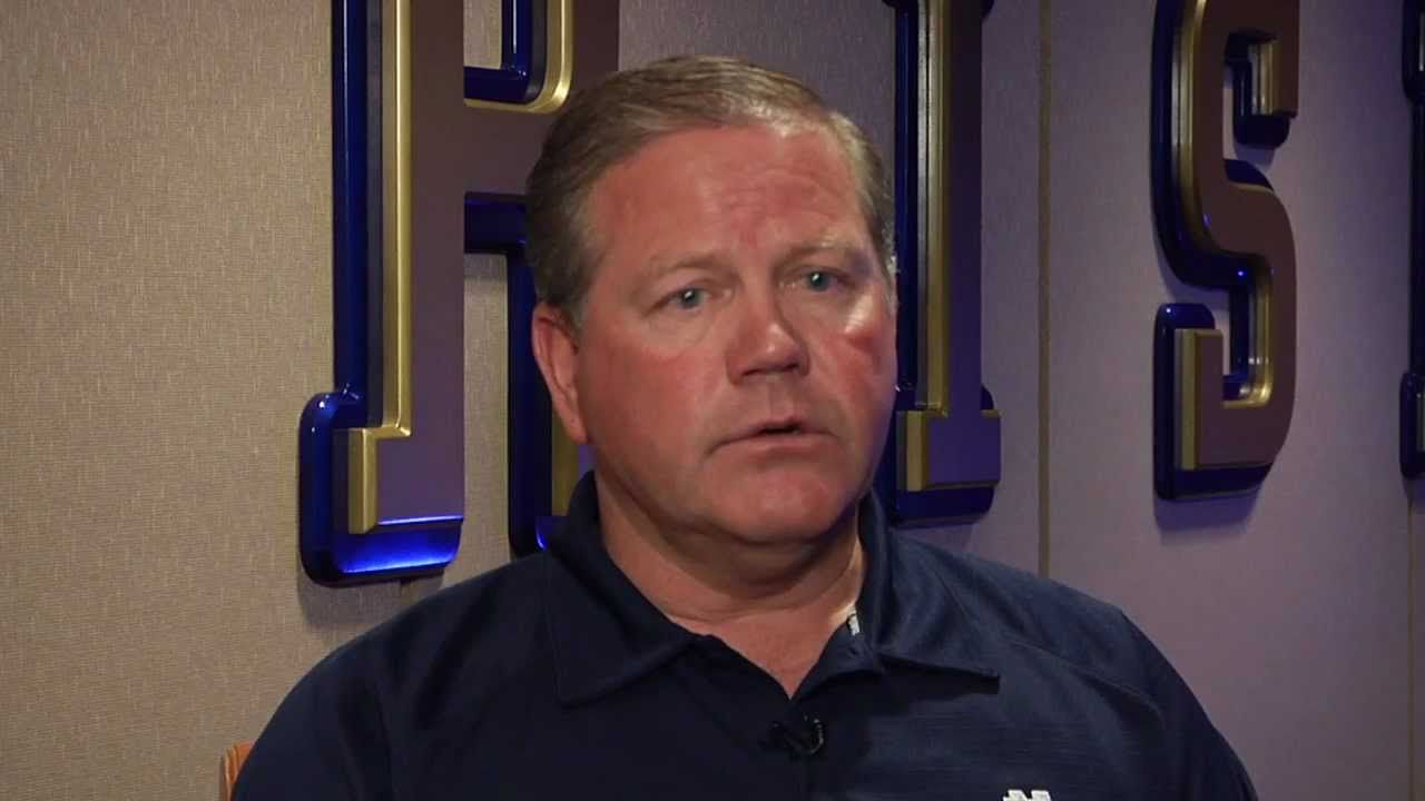 Brian Kelly Interview - Running Backs/Linebackers - Aug. 2, 2012 - Notre Dame Football