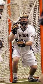 Fighting Irish Debut At No. 10 In <i>Lacrosse</i> Magazine Preseason Rankings Sophomore Joey Kemp had a solid day in net for the Irish on Sunday as he collected 13 saves and allowed just four goals in the season-opening victory.