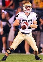 Wide receiver Matt Shelton was one of nine players who earned a fourth football monogram in 2005.