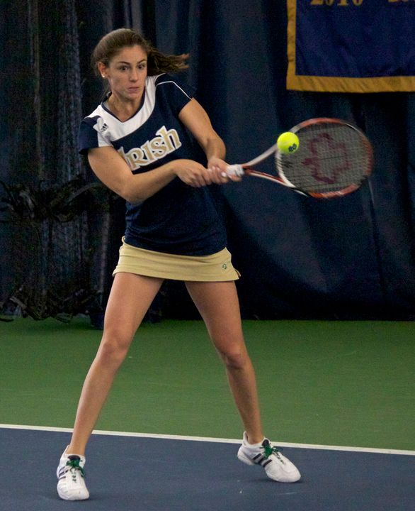 Shannon Mathews earned her second straight bid into the NCAA Singles Championship after a 20-9 senior campaign.