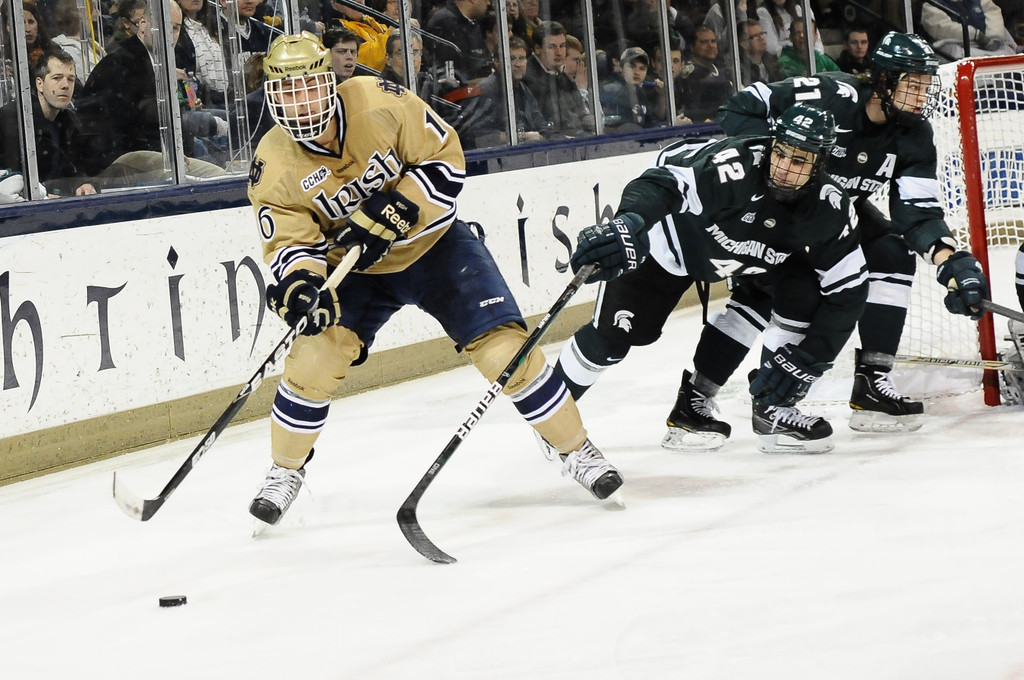 Notre Dame Hockey vs Michigan State on February 24th, 2012