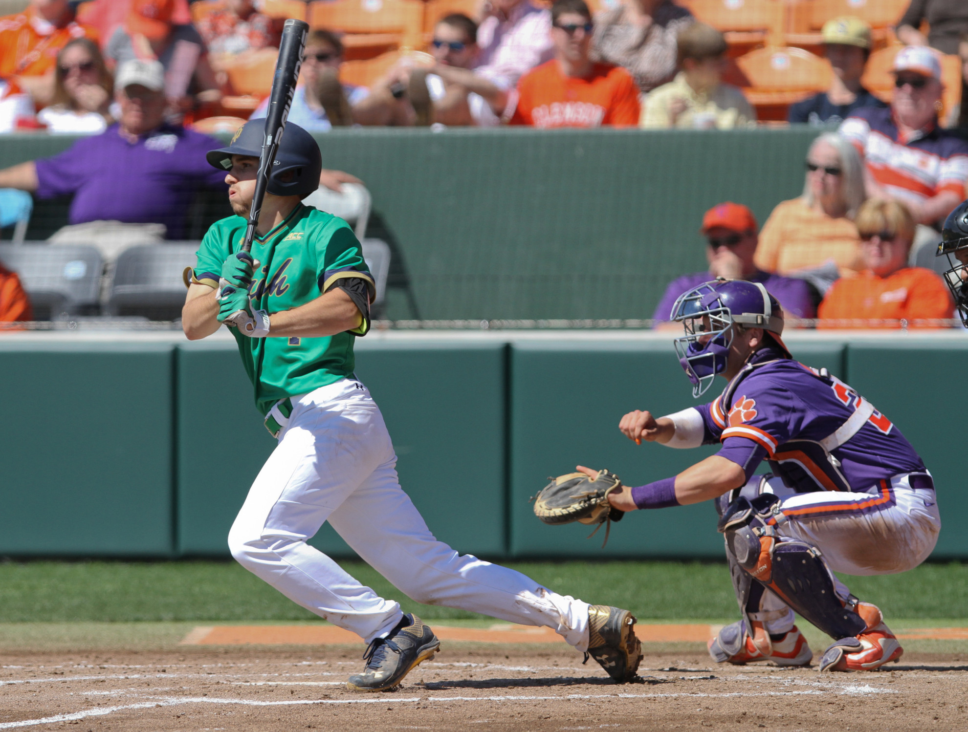 Irish Shut Down The Demons, 4-1, Friday Night Sophomore Lane Richards hit his fifth homer of the year Friday night to help jumpstart the Irish comeback against Northwestern State.