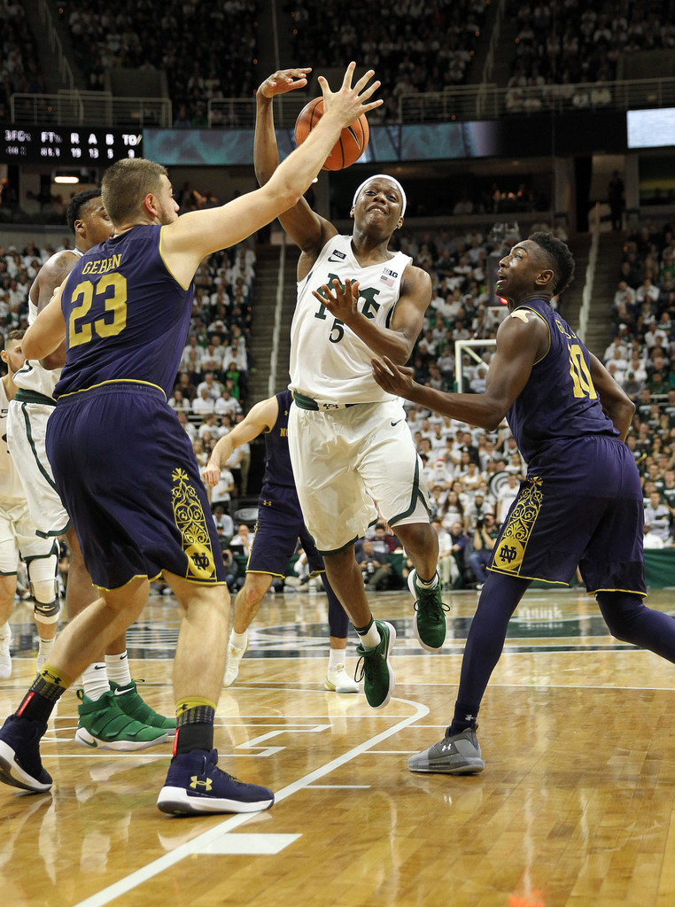 ND Men's Basketball at Michigan State (USATSI)