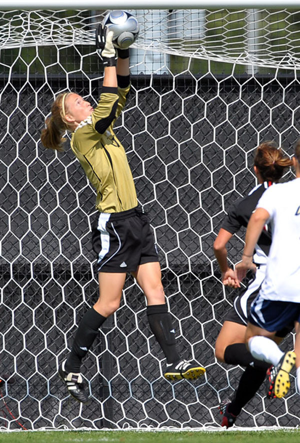 The Keeper That Stuck Senior goalkeeper Kelsey Lysander has a 34-3-0 record and an 0.70 goals-against average in 51 career games (39 starts) at Notre Dame