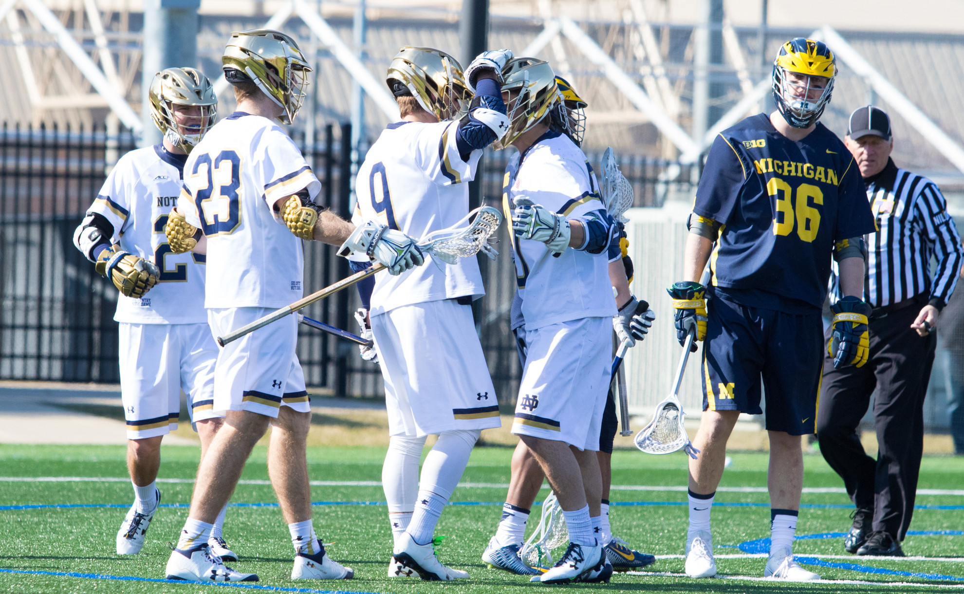 Irish Use Huge Second Half to Defeat Michigan, 16-5 Irish Use Huge Second Half to Defeat Michigan, 16-5