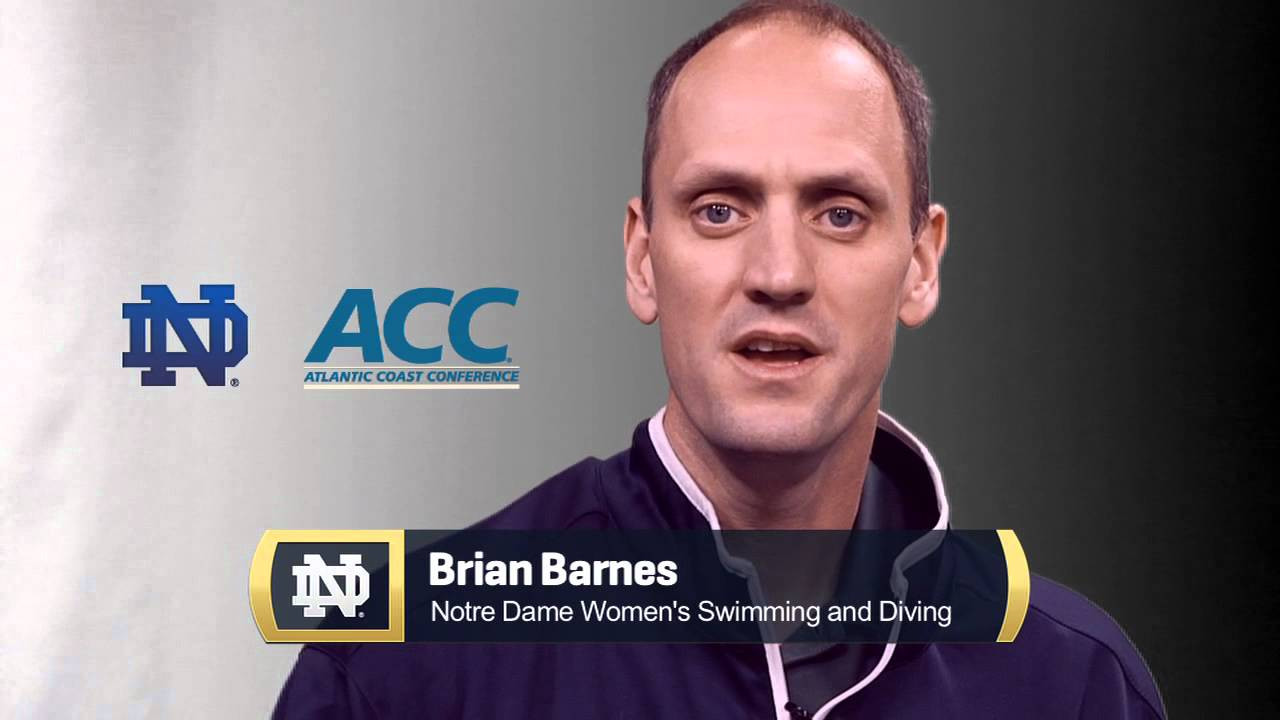 Brian Barnes - ACC Reaction - Notre Dame Women's Swimming and Diving