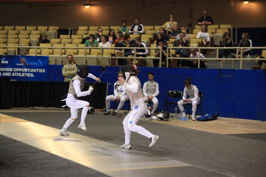 Lee Kiefer competed in both the individual and team women's foil draws at the 2013 Senior World Championships