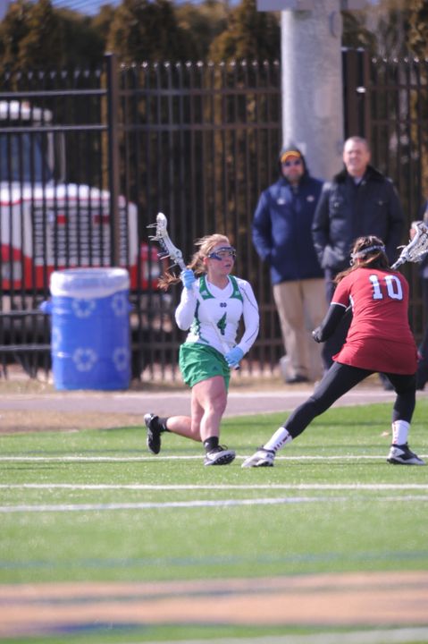 Sophomore Kaitlyn Brosco had a pair of goals in Notre Dame's 16-10 loss to Syracuse on Thursday night.