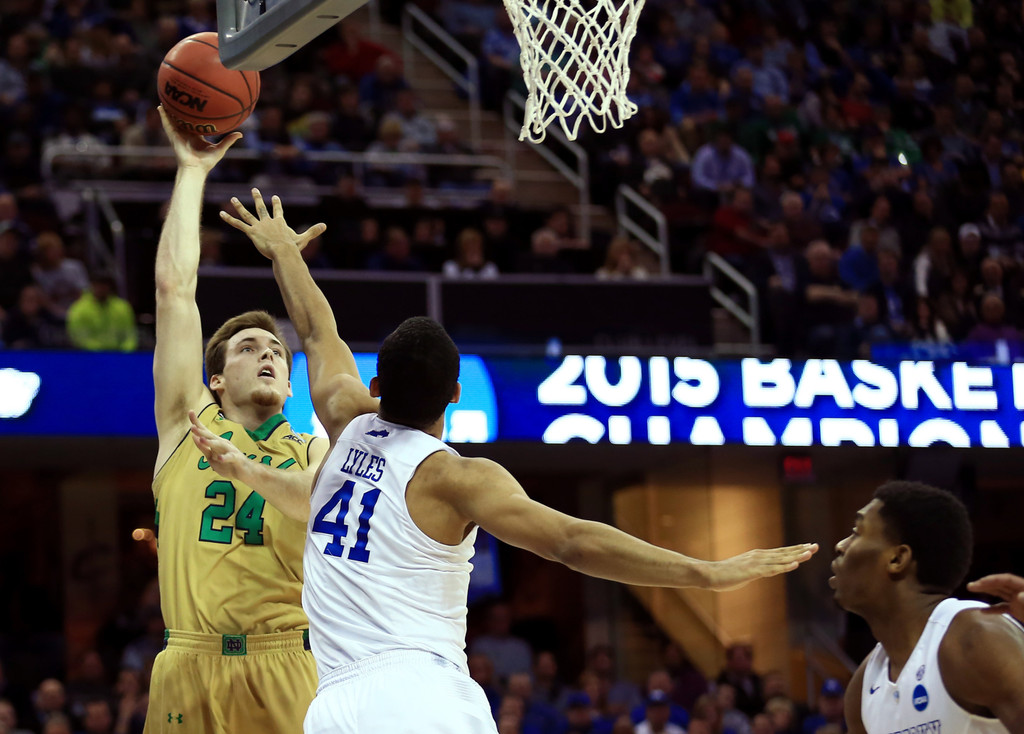 NCAA Men's Elite Eight: Notre Dame vs. Kentucky