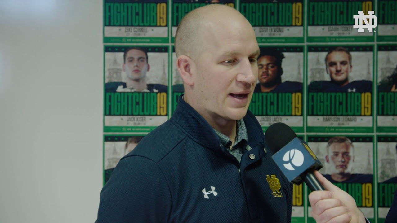 @NDFootball | Coach Lea Signing Day Interview