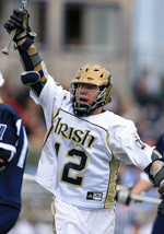 Hoff Nets Five Goals As No. 13 Notre Dame Rolls Past Villanova 15-5 Sophomore Grant Krebs collected the first hat trick of his career on Saturday against Bellarmine.