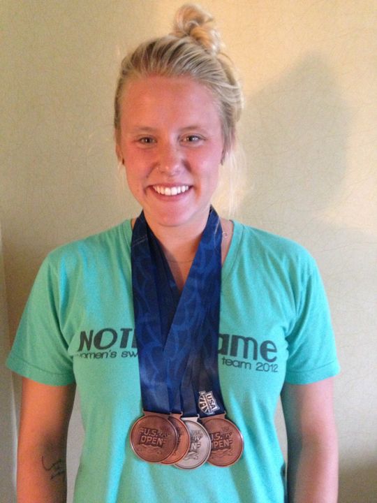 Emma Reaney took home for medals this past week at the U.S. Open.
