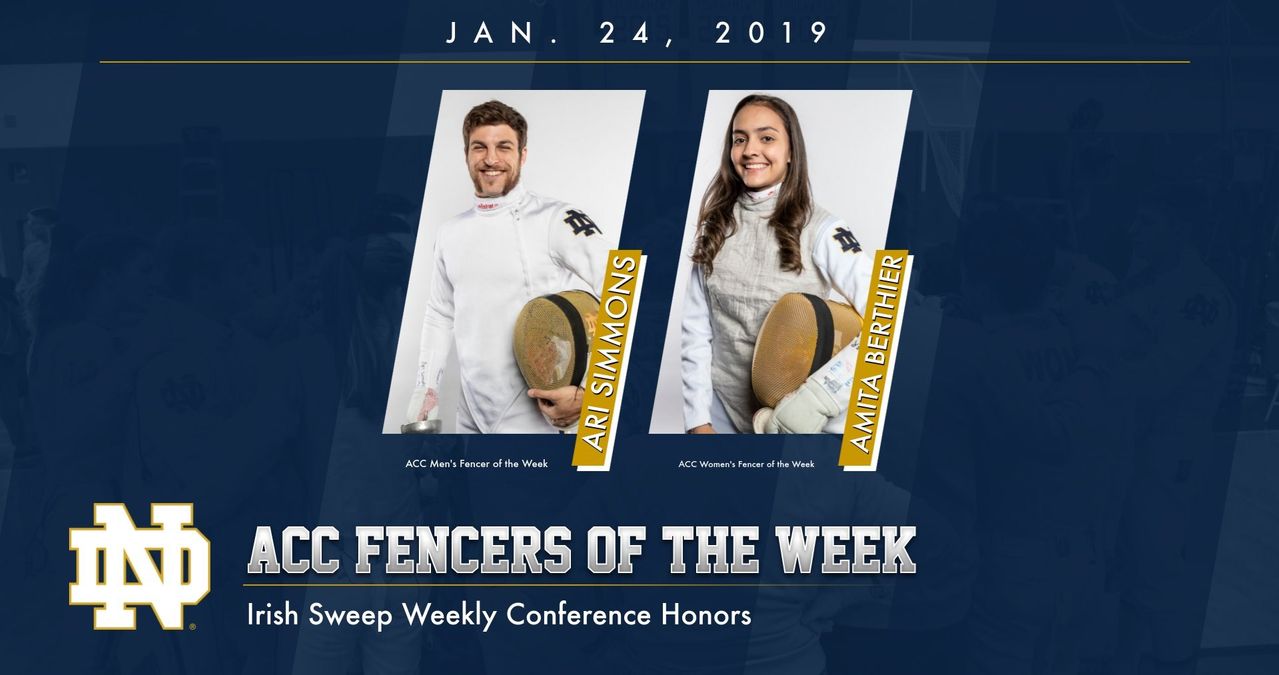 ACC Fencers of the Week