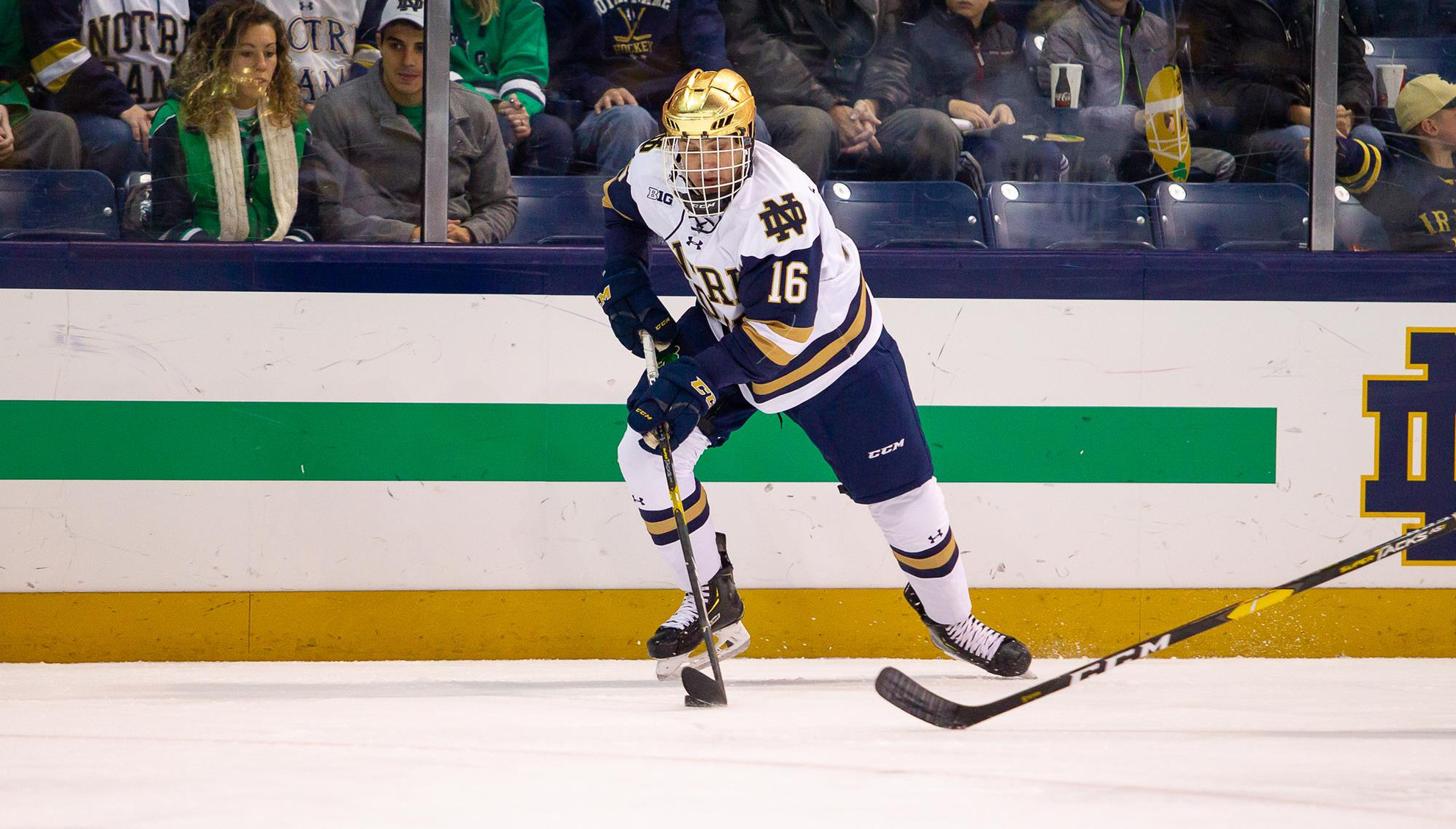 #6 Irish Skate Past No. 14 Michigan, 6-2 Alex Steeves