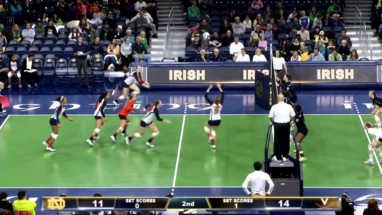 Irish 0, Cavaliers 3 - Notre Dame Volleyball