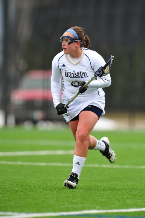 Long Island native Stephanie Peragallo has started each of her first 19 career games in ND's defense.
