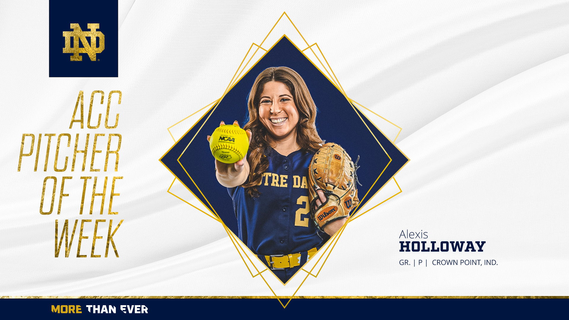Holloway Earns ACC Pitcher of the Week Honors Holloway Earns ACC Pitcher of the Week Honors