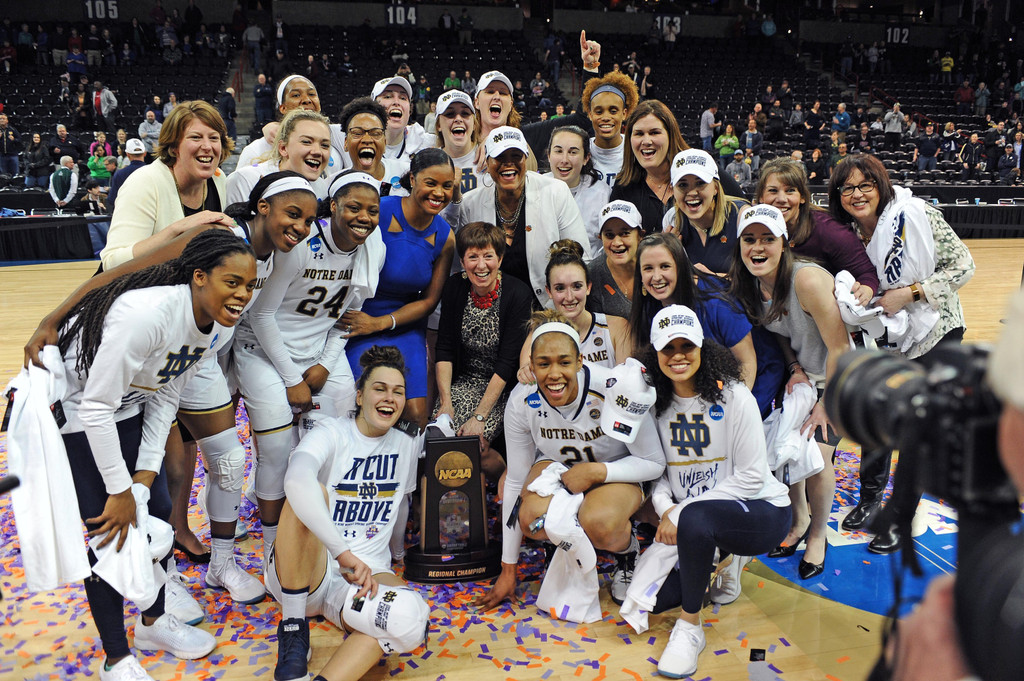 NCAA Elite Eight: ND WBB vs. Oregon (USATSI)