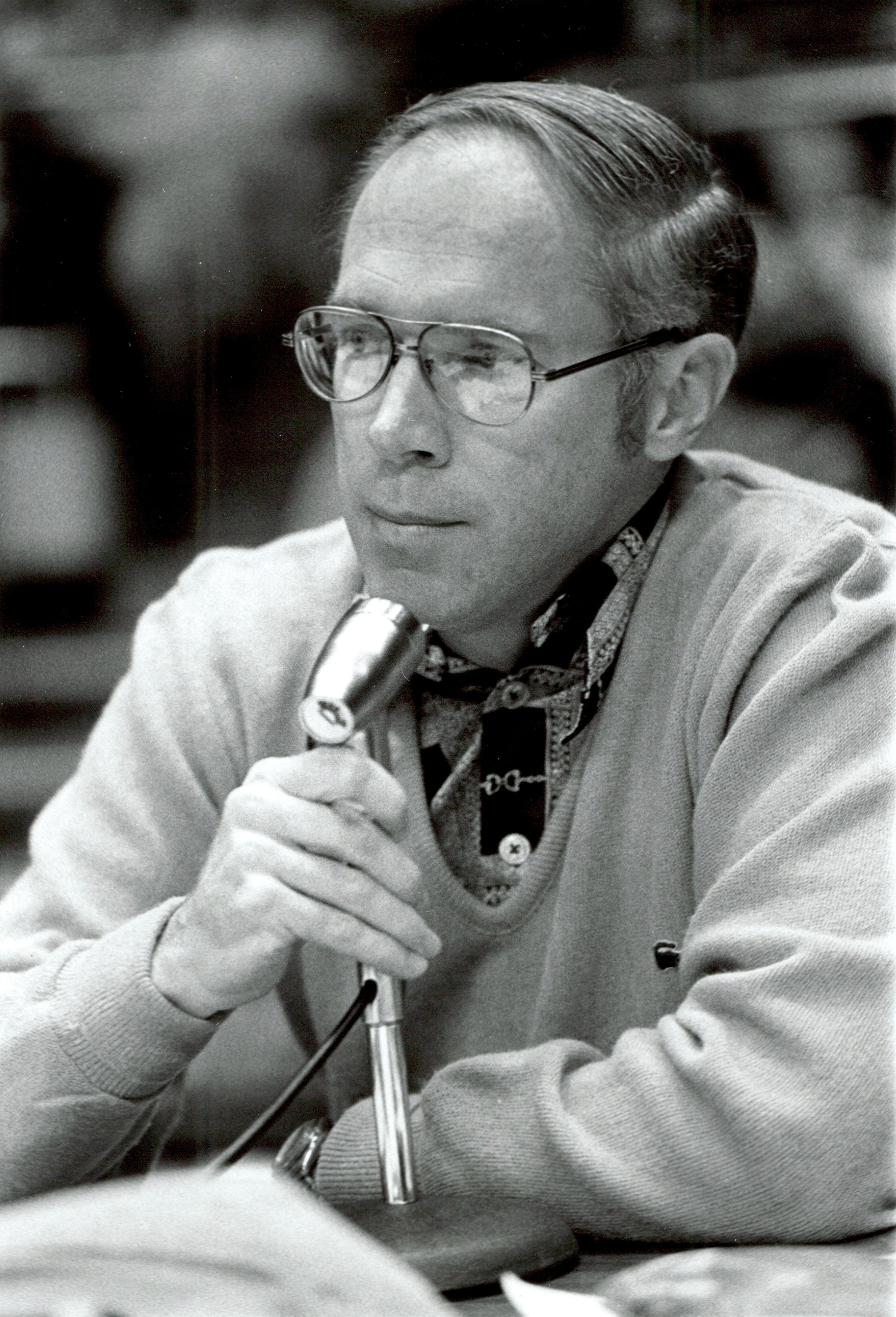 Longtime Notre Dame athletics announcer John Jack Lloyd was a familiar voice at Notre Dame athletic events for nearly a half-century.