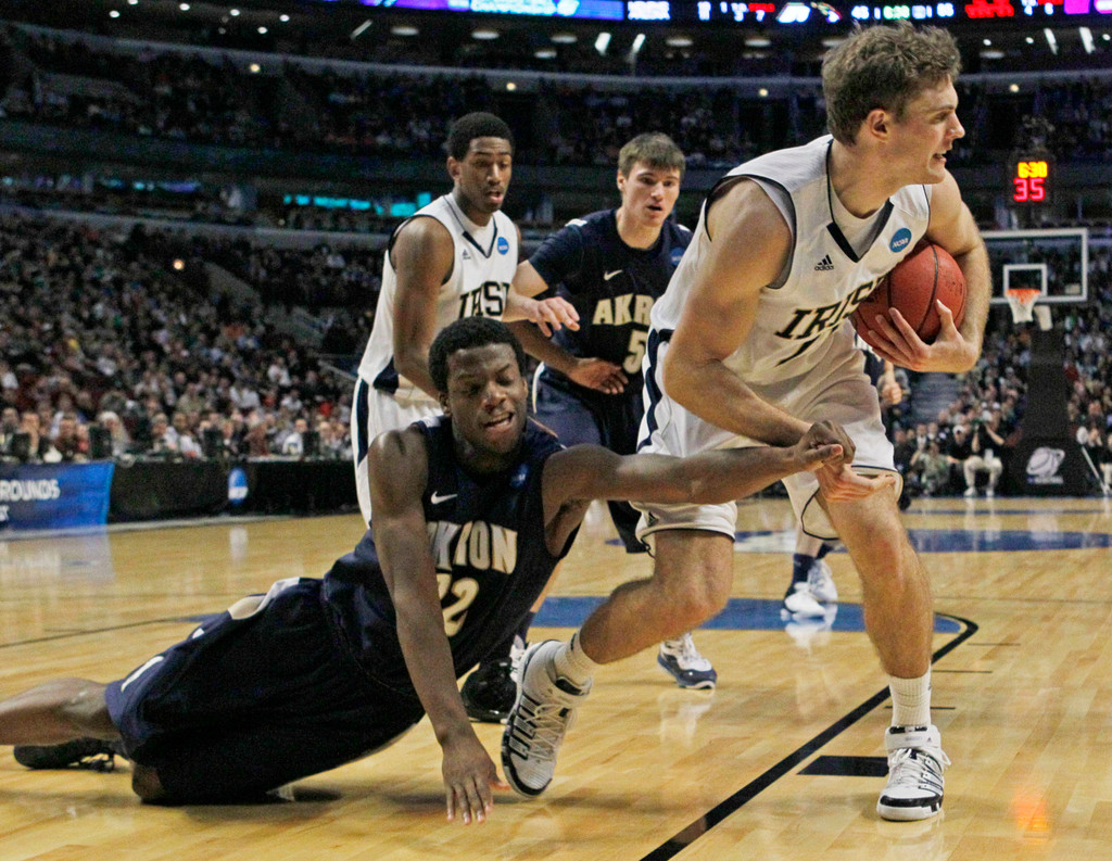 No. 2 Seed Irish Roll Past Akron, 69-56 (AP)