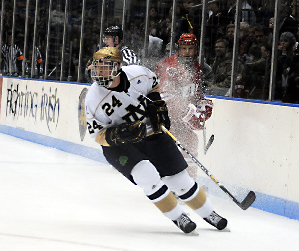 Irish Icers Return Home To Face Michigan State Spartans Junior defenseman Sean Lorenz and the Irish return home for a weekend series with Michigan State.