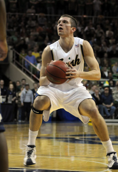 Notre Dame senior forward Zach Hillesland.