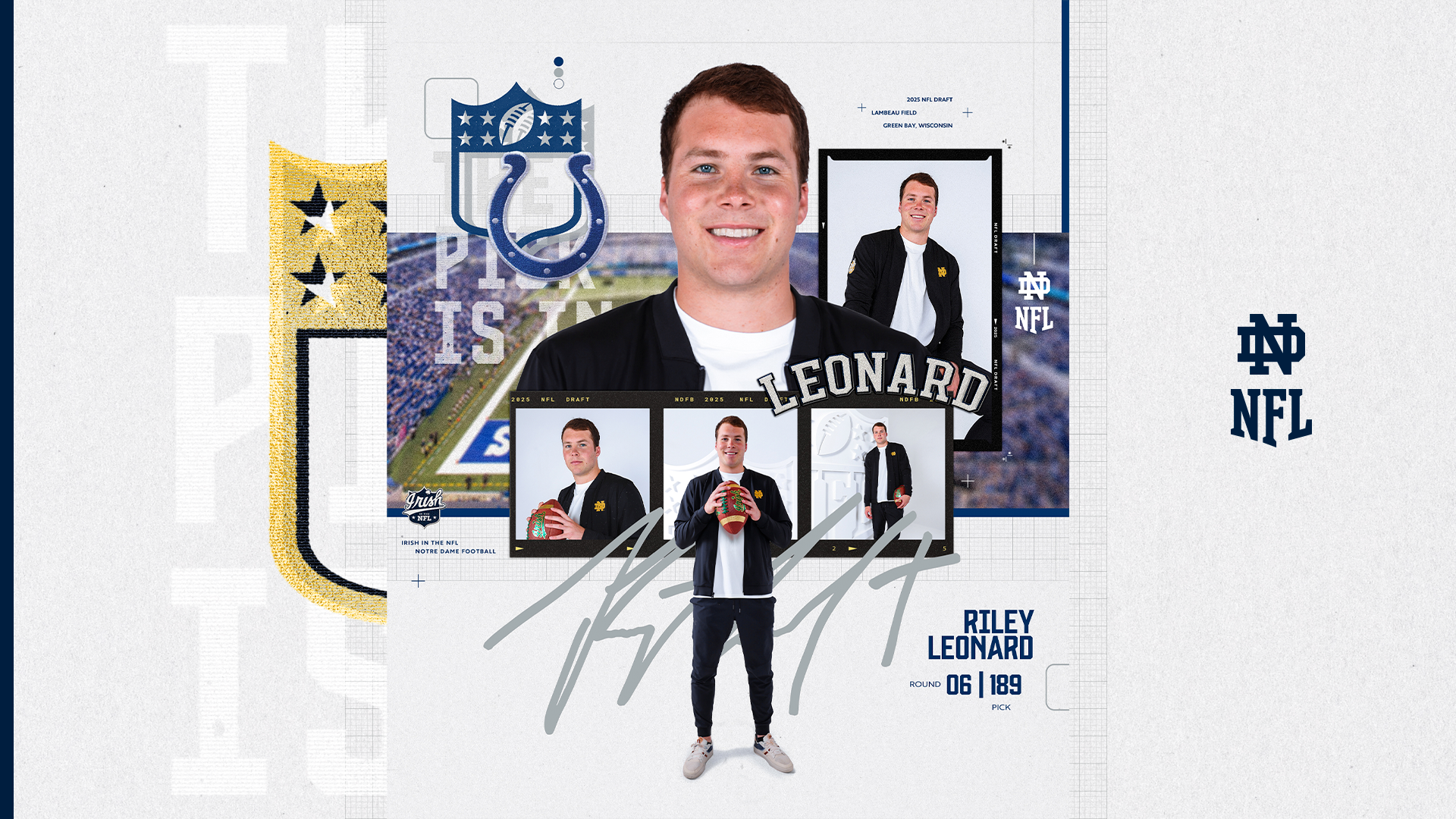 Riley Leonard Selected 189th Overall In NFL Draft By Indianapolis Riley Leonard Selected 189th Overall In NFL Draft By Indianapolis