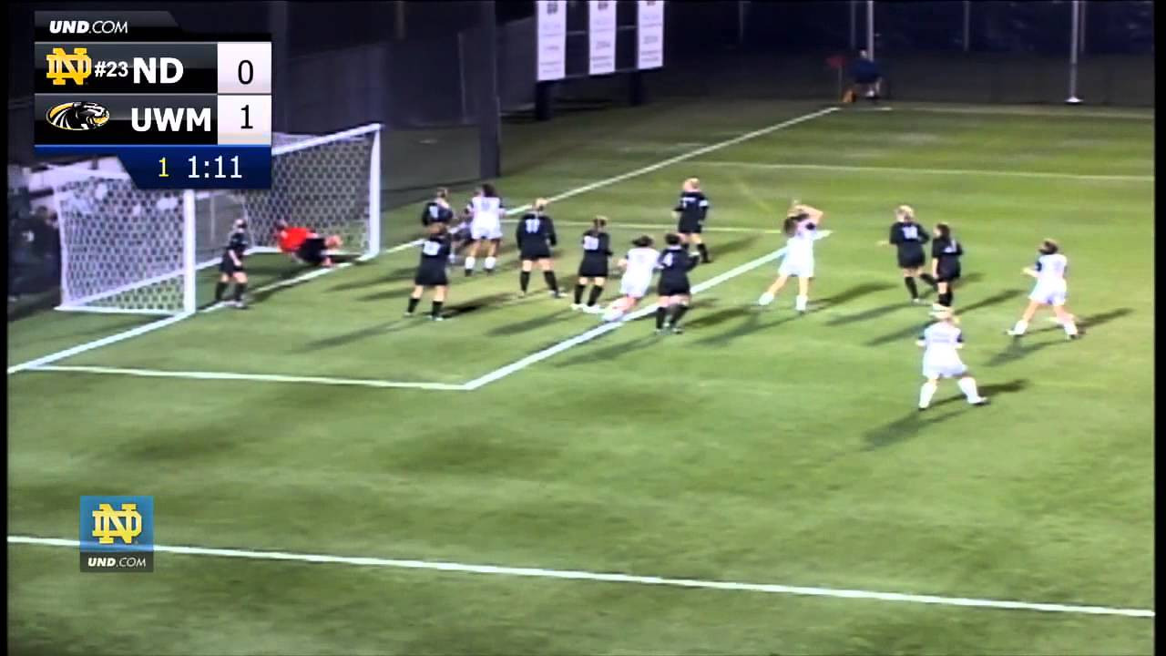 Irish Defeat Milwaukee In NCAA First Round - Notre Dame Women's Soccer