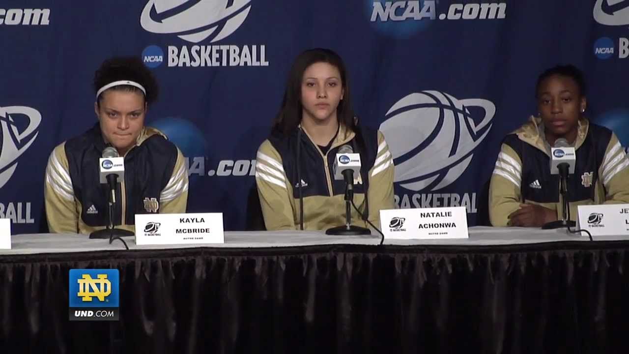 NCAA 1st Round Post Game Press Conference - Notre Dame Women's Basketball