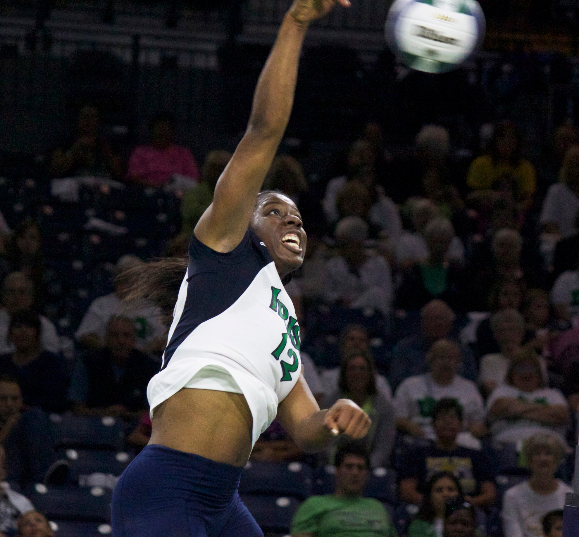 Irish Fall To ACC Foe Wake Forest In Five Sets Junior Toni Alugbue
